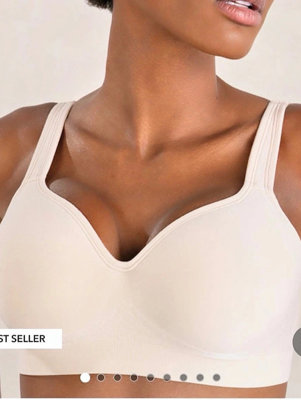 truekind Shapermint Essentials Sweetheart Wireless Contour Bra XXL Chai